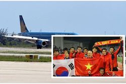 'Siêu máy bay' đón 2 đội bóng đá vô địch SEA Games 30 chiều nay có gì đặc biệt?