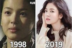 Kinh ngạc trước dung nhan sao nữ Hàn Quốc thay đổi trong 20 năm
