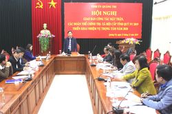Giao ban công tác Mặt trận, các đoàn thể chính trị- xã hội cấp tỉnh