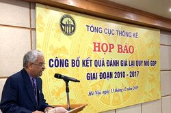 Đánh giá lại, quy mô GDP tăng hơn 25,4% trong giai đoạn 2010-2017