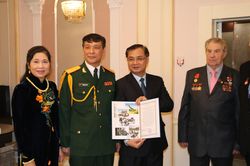 Kỷ niệm ngày thành lập Quân đội Nhân dân Việt Nam tại Ukraine
