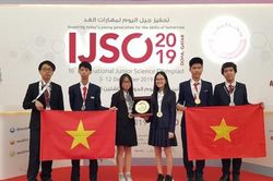 Học sinh Việt Nam đoạt sáu huy chương Olympic Khoa học trẻ quốc tế
