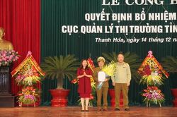 Công bố quyết định bổ nhiệm quyền Cục trưởng Cục Quản lý thị trường Thanh Hóa
