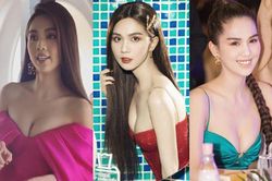 Ngọc Trinh o ép vòng 1 đến 'bức tử' với những bộ váy áo độn đẩy hết cỡ