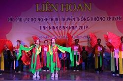 Liên hoan các câu lạc bộ nghệ thuật truyền thống không chuyên tỉnh Ninh Bình năm 2019 - khu vực số 2