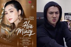 Fan Kpop nổi giận đùng đùng khi ekip Hòa Minzy 'mượn' hình ảnh concert EXO làm poster fanmeeting, designer lên tiếng phân trần
