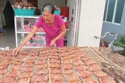 Vào mùa sản xuất khô