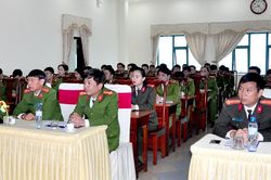 Khai giảng lớp bồi dưỡng công an chính quy đảm nhiệm chức danh công an xã
