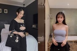 Ái nữ đại gia Minh Nhựa mang bầu vẫn ăn mặc sành điệu 'hết nấc'
