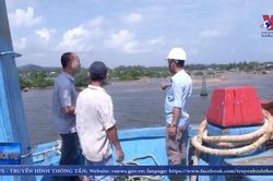 Xây dựng công trình trái phép trên sông Bài Ca ở Quãng Ngãi