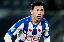 Những phút thi đấu của Văn Hậu ở trận ra mắt Heerenveen