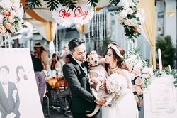 'Tuesday' mặc váy hồng, ngang nhiên chen ngang đám cưới khiến CĐM chết cười