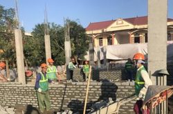 Nam Định: Khắc phục những tồn tại ở Dự án cải tạo Trường THCS Nghĩa Hưng
