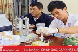 Nhiều mẫu thực phẩm tại chợ, nhà hàng ở Cẩm Xuyên không đạt tiêu chuẩn