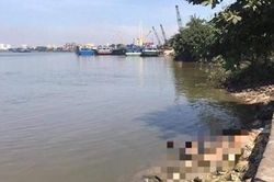 Thi thể nam thanh niên nhiều hình xăm trôi sông