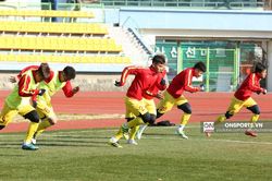 U23 Việt Nam hòa đội sinh viên ở trận giao hữu đầu tiên tại Hàn Quốc