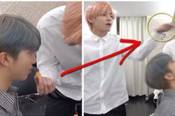 Chẳng nể nang trưởng nhóm, V BTS 'dụ dỗ' RM như trẻ con