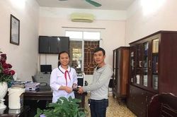 Em Nguyễn Thanh Hằng không tham của rơi
