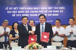 Đại học Quốc gia TPHCM hợp tác với Sở Xây dựng TPHCM