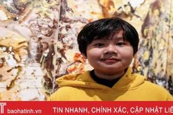 Thần đồng hội họa 12 tuổi gốc Việt mở triển lãm tranh ở Mỹ