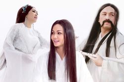 Lam Trường hóa ông lão, H'Hen Niê tóc dài đẹp dịu dàng trong dự án của Phương Thanh