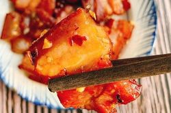 Thịt phơi nắng rim mặn ngọt