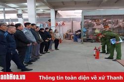 Phòng, chống 'bà hỏa' tại các khu chợ dịp cuối năm