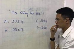 'Hai không hai bốn viết thế nào?' - câu đố đơn giản tưởng học sinh lớp 1 cũng làm được lại gây tranh cãi không ngừng