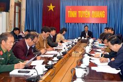 Họp Ban Chỉ đạo điều chỉnh địa giới hành chính thành phố Tuyên Quang