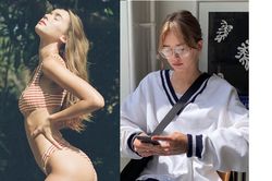 Bạn gái Liam Hemsworth thích mặc bikini xẻ cao, đồ phong cách Hàn Quốc