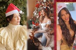 Chị em Kim Kardashian và dàn sao Âu, Á tưng bừng không khí Noel