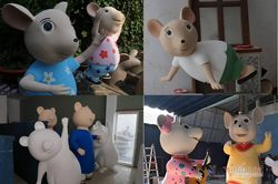 Lộ diện đàn chuột ngộ nghĩnh sắp ra đường hoa Nguyễn Huệ Tết Canh Tý