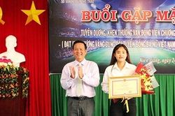 VĐV người Khmer Chương Thị Kiều được khen thưởng ở quê nhà