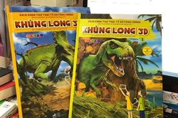 Chơi đùa cùng khủng long 3D qua sách