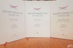 Ra mắt bộ sách Nguyễn Trọng Tạo nhân kỷ niệm 1 năm ngày mất của ông
