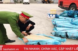 Bắt xe khách vận chuyển 240 thanh gỗ lậu từ Đắk Lắk qua Hà Tĩnh