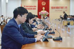 Ủy ban Nhân dân tỉnh Quảng Ninh tổ chức họp không giấy tờ