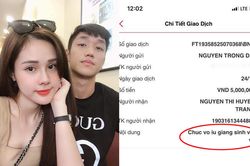 Đăng ảnh 'thả thính sương sương', bạn gái Trọng Đại khoe được người yêu 'tặng nóng' 5 triệu dịp Noel