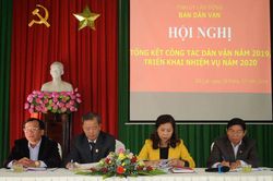 Công tác dân vận đạt kết quả khá toàn diện trong năm 2019