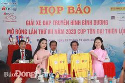 Giải xe đạp phong trào Truyền hình Bình Dương khởi tranh ngày 4-1-2020