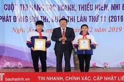 17 đề tài đạt giải hội thi sáng tạo kỹ thuật và cuộc thi sáng tạo thanh thiếu niên, nhi đồng huyện Nghi Xuân