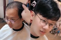 Salon ở Trung Quốc gây sốt nhờ làm tóc giả y như thật cho người hói