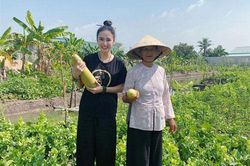 Rời xa showbiz hào nhoáng, Angela Phương Trinh khoe cuộc sống hết sức bình dị khi trở về quê nội