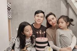 Lưu Hương Giang chia sẻ ảnh cả nhà quây quần bên nhau hạnh phúc mừng sinh nhật Hồ Hoài Anh