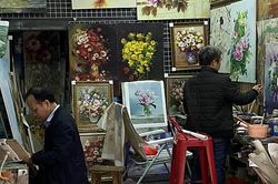 Làng 'tranh nhái' lớn nhất thế giới làm ăn sa sút