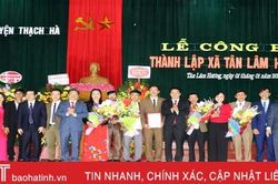 Thạch Hà công bố thành lập xã Tân Lâm Hương