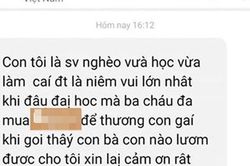 Cay mắt dòng tin nhắn người mẹ gửi kẻ trộm điện thoại