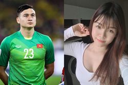 Văn Lâm và bạn gái Yến Xuân tạm biệt gia đình ở Nga