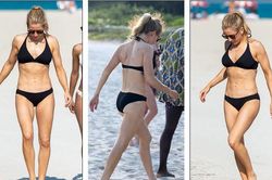 Giọng ca '50 sắc thái' diện bikini hai mảnh, khoe body săn chắc trên bãi biển