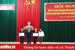 Huyện Vĩnh Lộc tổng kết các phong trào thi đua xây dựng nông thôn mới, đô thị văn minh năm 2019